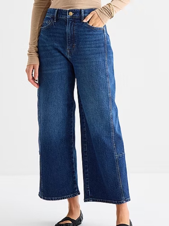 a.n.a Denim - a.n.a Woman Plus Sz 20W Blue Dark Wash Denim Highest-Rise Barrel Jeans NWT